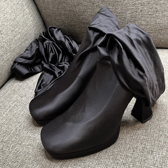 JEFFREY CAMPBELL Pantalones Platform Boot, BLACK SIZE 6 1/2 - Picture 10 of 15